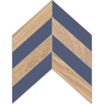 Stavební materiál EBS Navy dekor 22,5x30 řezaný modrý