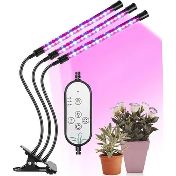 Osvětlení pro růst rostliny LED SVÍTIDLO GROW PRO PĚSTOVÁNÍ ROSTLIN | 3 RAMENA