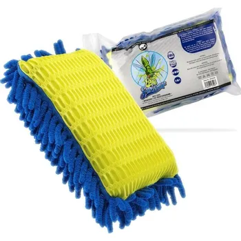 Nuke Guys Bug Swiper mikrovláknová houba na zaschlý hmyz žlutá/modrá