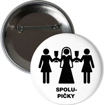 Odznáček s potiskem Spolupičky - odznak