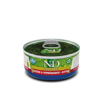 Krmivo pro kočku N&D CAT PRIME Kitten Chicken & Pomegranate 80g