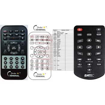 Dálkový ovladač General EMTEC MOVIE CUBE N200 - náhradní dálkový ovladač