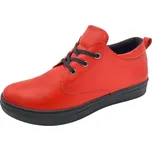 Dámské kožené polobotky L0772-12 Looke červené Barva: červená, Velikost: 37