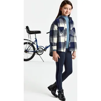 Oblečení a móda Mayoral dívčí legíny 7735 modrá, šedá Rozměr: 162 (16 let)