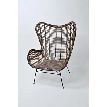 Křeslo Recenze Hitra Egg Big tmavě hnědé