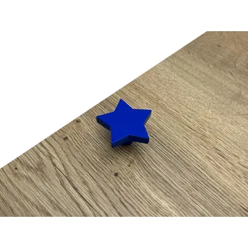 Nábytkové kování In-Design Nábytková knopka Hvězdička modrá