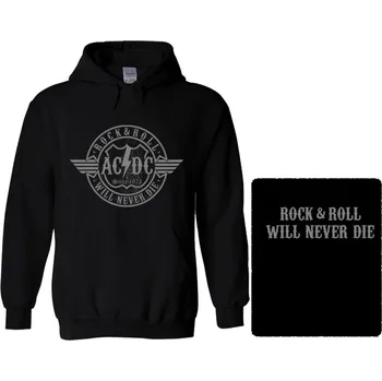 Pánská mikina mikina s kapucí AC/DC - Rock and Roll Will Never Die