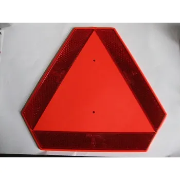 Výstražný trojúhelník Reflexní trojúhelník TW11 pro pomalá vozidla plastový bez držáku