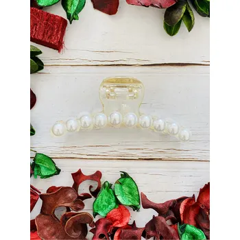 Skřipec do vlasů zdobený perlami