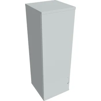 Kancelářský vozík HOBIS skříň policová dvéřová horní - S 3 40 01 L H, šedá + doprava zdarma