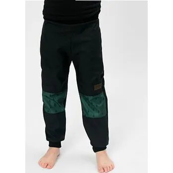 Dětské softshellové kalhoty Drexiss s fleecem black into the wild velikost 62-74