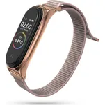 Řemínek Tech-Protect Nylon XIAOMI MI Smart Band 7 Rose Gold