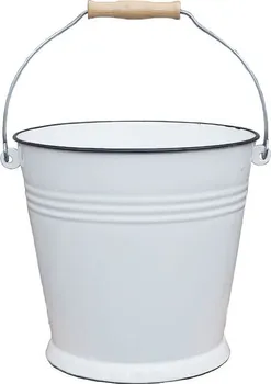 kbelík Smaltované vědro 21 x 27,5 cm 10 l bílé