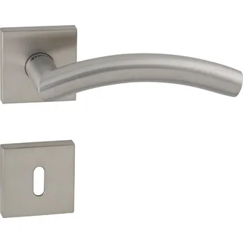 Dveřní kování MP KOVÁNÍ TI - SWING - HR 2232Q Provedení: KL/KL. na rozetách (bez spodní rozety), Povrch: BN - broušená nerez