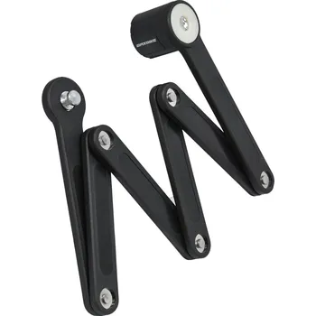 Zámek na kolo Zámek článkový Maxbike 85cm skládací s držákem Barva: černá