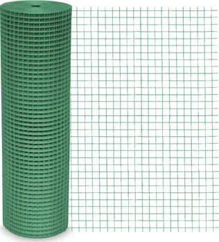 chovatelské pletivo SPOKAR Chovatelské zelené pletivo PVC 0,5 x 5 m