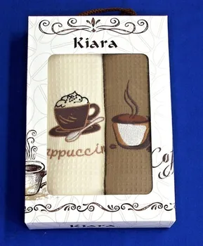 Utěrka Praktik Tools Kiara 50 x 70 cm Cappuccino 2 ks