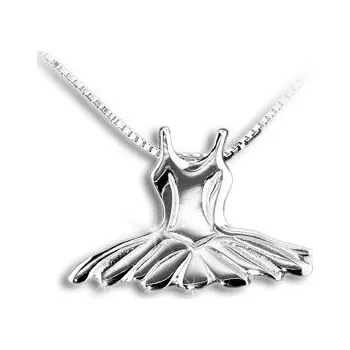 Přívěsek Mikelart,Stříbrný přívěsek balerínka 037,stříbro 925/1000