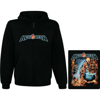 Pánská mikina mikina s kapucí a zipem Helloween - Better Than Raw