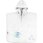 Kikko BIO bavlněné froté pončo XKKO Organic White Stars