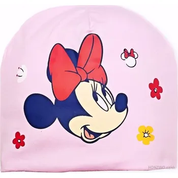 Čepice Setino • Dívčí jarní / podzimní čepice Minnie Mouse - Disney - sv. růžová 52