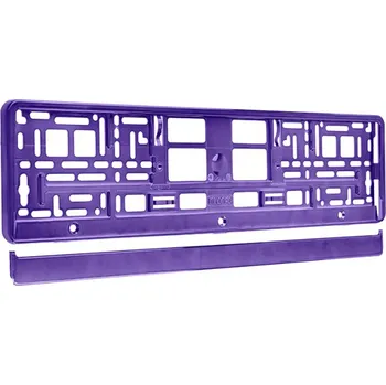 Držák SPZ BAREVNÁ PODLOŽKA pod SPZ fialová metalíza