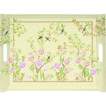 Easy Life, Itálie Easy Life - Plastový tác Palace Garden Fresco velký s ptáčky - 52*37 cm