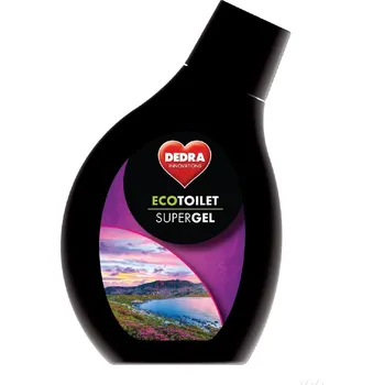WC čistič DEDRA Intenzivní EKO WC čistič ECOTOILET SUPER GEL 500 ml alpine fresh/horská svěží