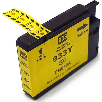 CN056AE, HP 933 XL - kompatibilní, žlutá, 16ml