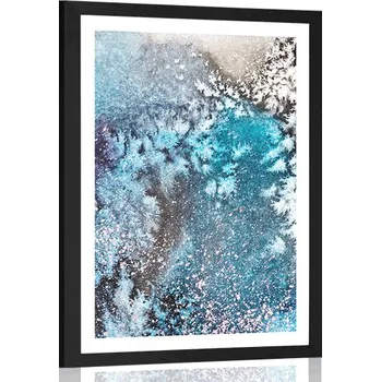 Plakát Dovido Plakát s paspartou abstrakce z akvarelových barev