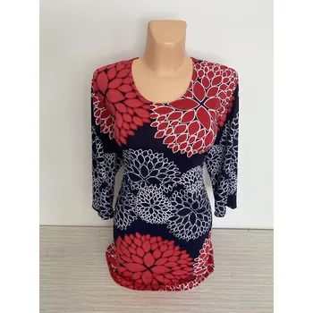 Dámská tunika Dámské halenky, Barva Červená, Velikost XL48, Materiál 98% Polyester 2% Lycra