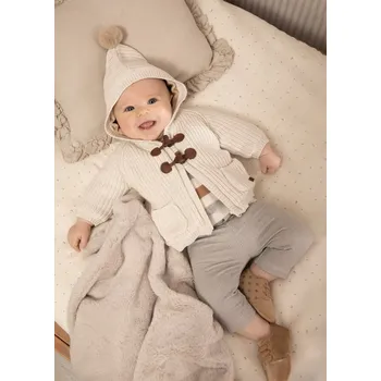 Kojenecké oblečení Mayoral Společenské kalhoty 2518 - 46 šedé Rozměr: 2 - 4 měsíce, 65 cm