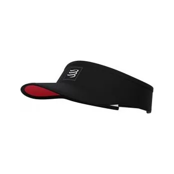 Běžecké oblečení COMPRESSPORT VISOR black/red Černá běžecký kšilt + DÁREK DLE VÝBĚRU!