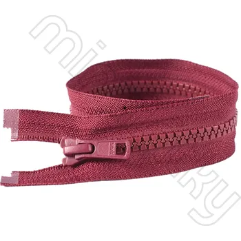 Zip Zip kostěný dělitelný VISLON® bordó 30 cm YKK