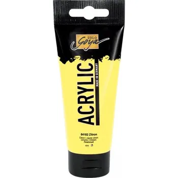 Olejová barva Solo Goya Akrylová barva 100 ml CITRÓNOVÁ