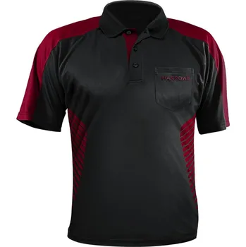 Pánské tričko Harrows Tričko VIVID Dart Shirt s límečkem Deep Red Velikost: XL