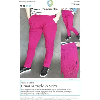 Nit Tištěný střih Dámské tepláky Sára | XXS - XXXL