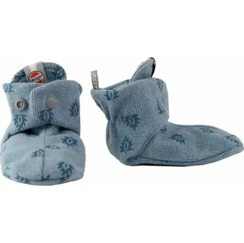 Kojenecké oblečení LODGER bavlněné capáčky SLIPPER PRINT RIB Ocean 0-3m