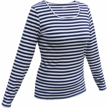 Pánské tričko Dámské námořnické tričko, dlouhý rukáv KRONSA 801 modrý proužek S