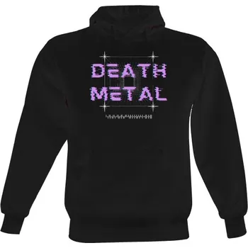 Pánská mikina Pánská mikina s kapucí s potiskem DEATH METAL pánské