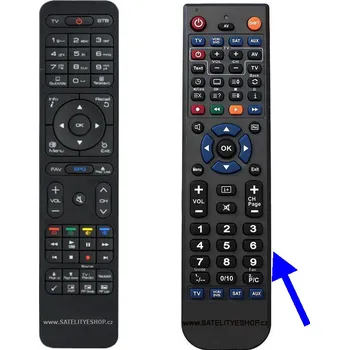 Dálkový ovladač Openbox SX4, SX6, SX9 dálkový ovladač náhradní