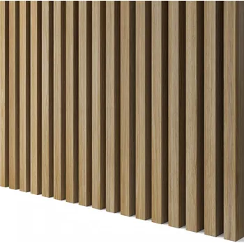 Obklad Lamele 3D Lamely ŠIROKÉ - DUB AMERICKÝ, 30 x 40 x 2750 mm