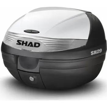 Zavazadlo na motocykl Shad Vrchní kufr na motorku s barevným krytem SH29 bílá