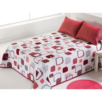 Přehoz na lůžko Přehoz na postel DALIA Čtverce + doprava zdarma