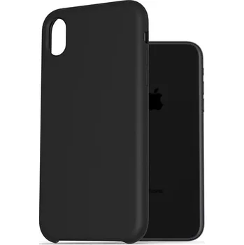 Pouzdro na mobilní telefon AlzaGuard Premium Liquid Silicone Case pro iPhone Xr černé