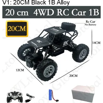 RC model auta Čína Offroad auto na dálkové ovládání, více variant Varianta: V1: 20CM Black 1B Alloy (slitina)