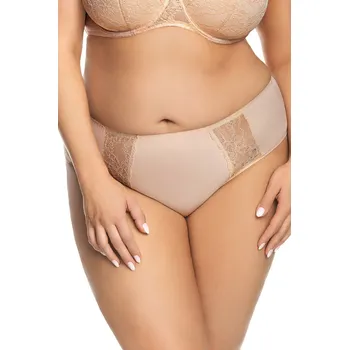 Kalhotky Béžové dámské kalhotky brazilky K484 PEONY Béžová M
