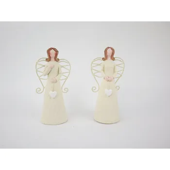 Figurka Anděl Mett hnědý 21 cm, mix druhů (133190 015 CAP-7-02097-21 anděl)