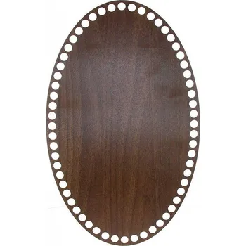 Příze Dno na košík ovál 16 cm x 24 cm ořech