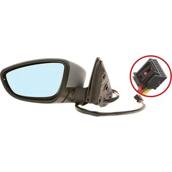 Auto zrcátko ACI zrcátko pro VW JETTA 11- el. sklopné s blikačem a světlem pro nástup pro lak (9pinů) L